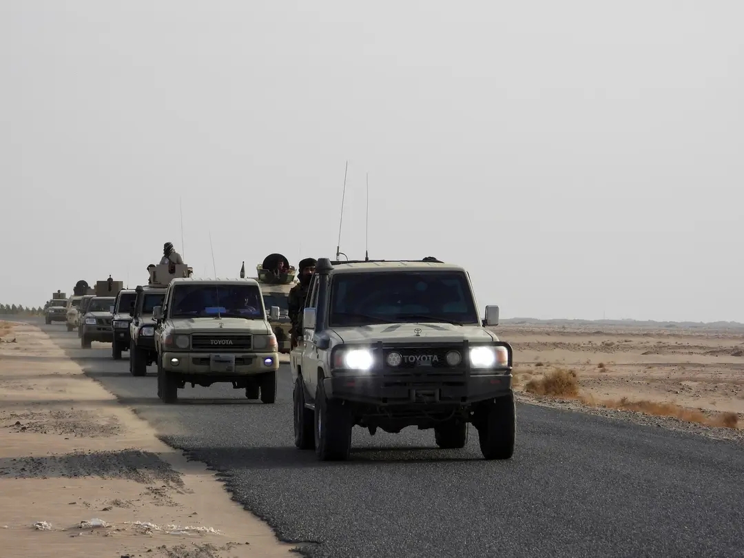 بتوجيهات من اللواء المحرمي تنفيذ حملة أمنية مشتركة لرفع نقاط الجبايات ومكافحة التهريب في الصبيحة